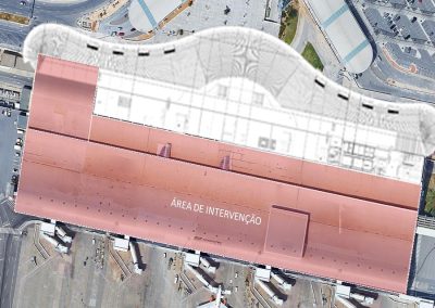 Aeroporto de Faro – Aerogare – Substituição das Chapas da cobertura, Caleiras de Escoamento de Águas Pluviais e Caixilharia Envidraçada no alinhamento G