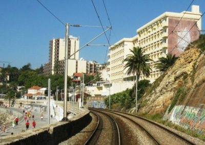Projetos de Via, Catenária, Drenagens, Muros de Suporte, Paisagismo e Ambiente da Linha de Cascais